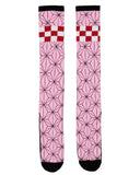 Demon Slayer Anime Nezuko Kamado Costume Knee High Socks For Women 1 Pair
