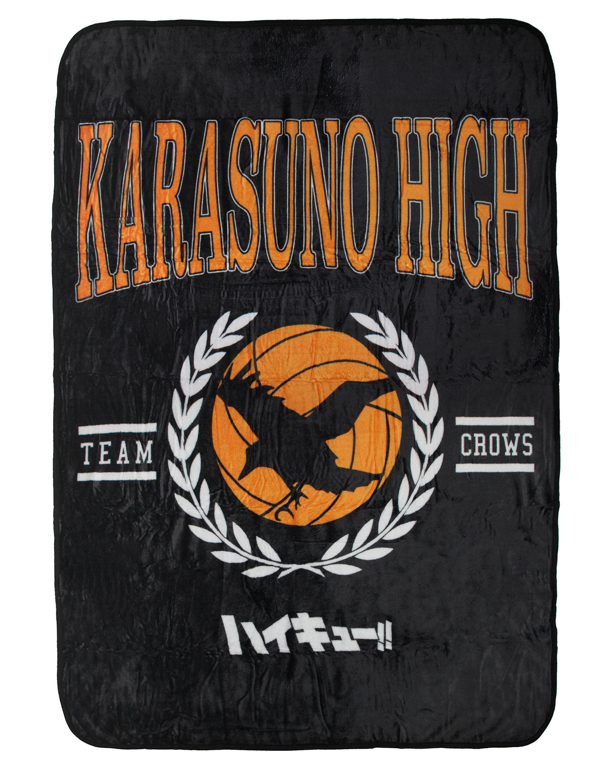 Haikyuu Manga Anime Merch Karasuno High Team Crows Haikyu Plush Throw Blanket
