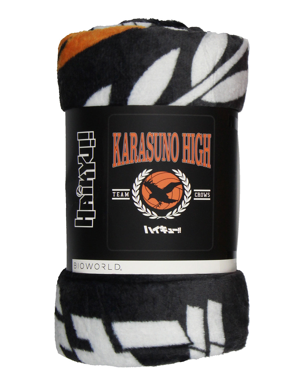 Haikyuu Manga Anime Merch Karasuno High Team Crows Haikyu Plush Throw Blanket