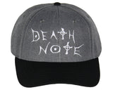 Death Note Anime Manga Embroidered Logo Design OSFM Precurved Snapback Hat