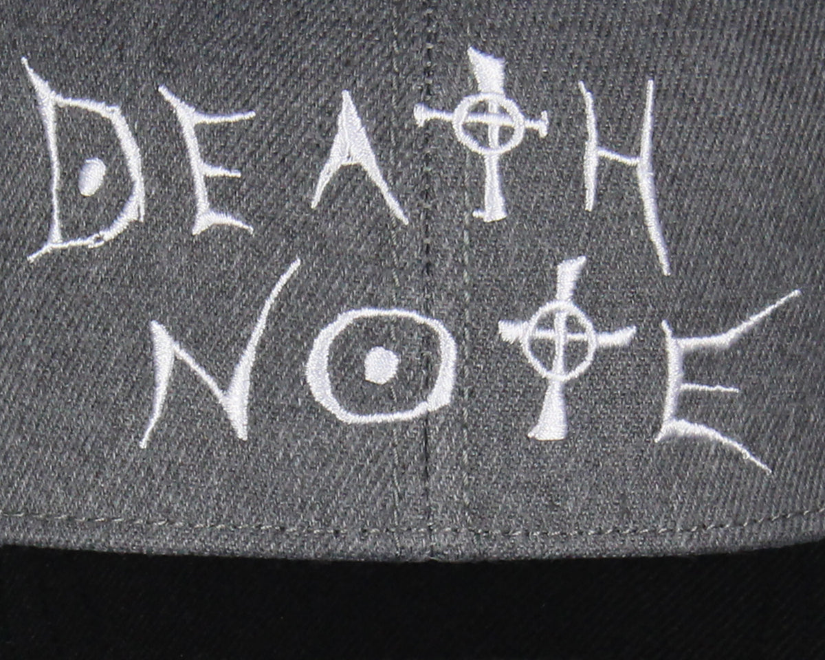 Death Note Anime Manga Embroidered Logo Design OSFM Precurved Snapback Hat