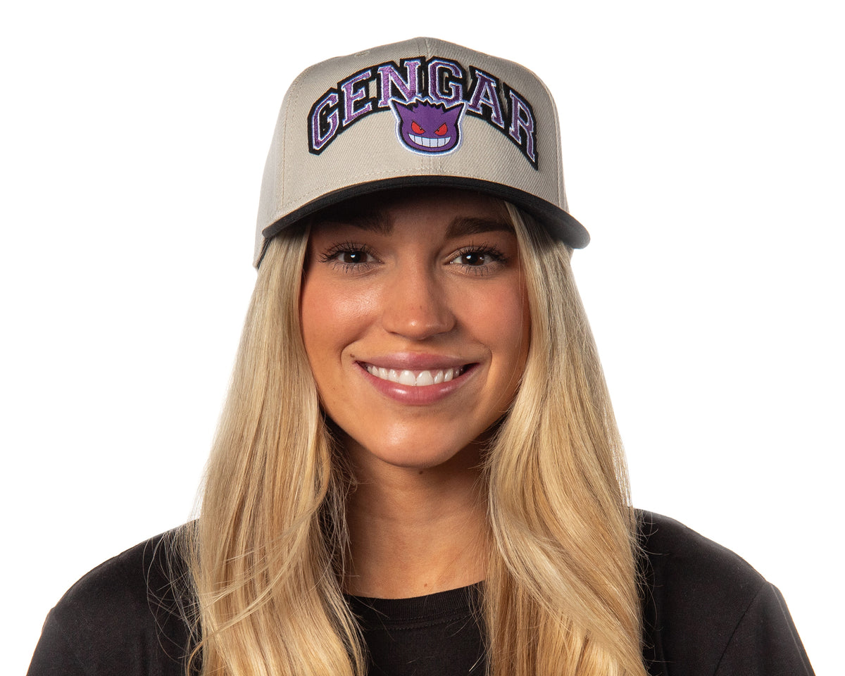 Pokemon Adult Embroidered Precurve Snapback Hat For Men and Women