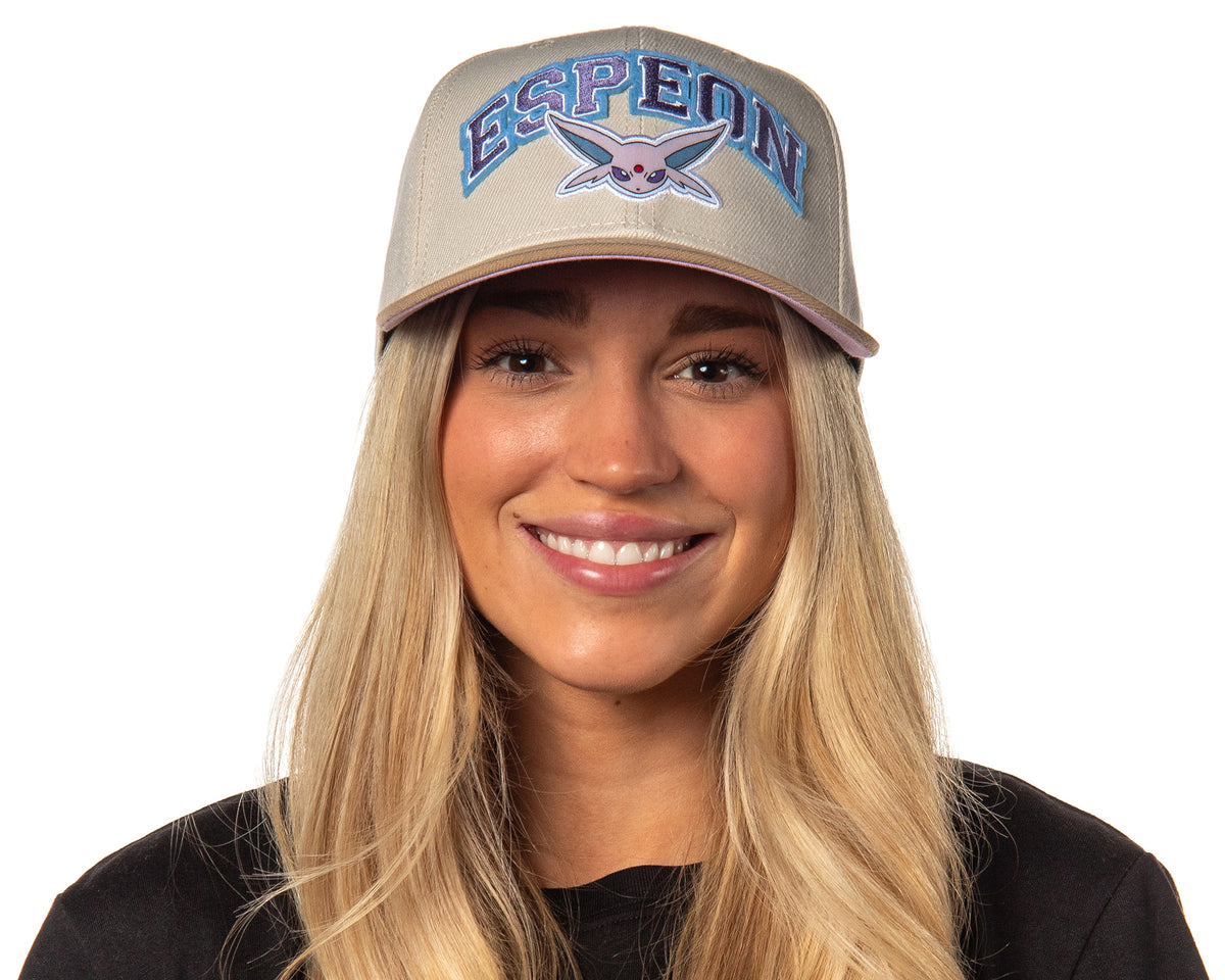 Pokemon Adult Embroidered Precurve Snapback Hat For Men and Women