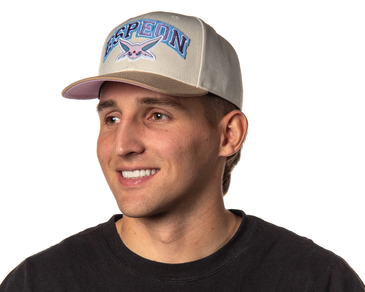 Pokemon Adult Embroidered Precurve Snapback Hat For Men and Women