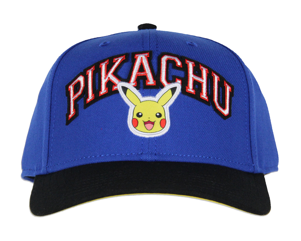 Pokemon Adult Embroidered Precurve Snapback Hat For Men and Women