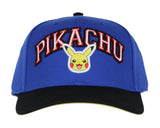 Pokemon Adult Embroidered Precurve Snapback Hat For Men and Women