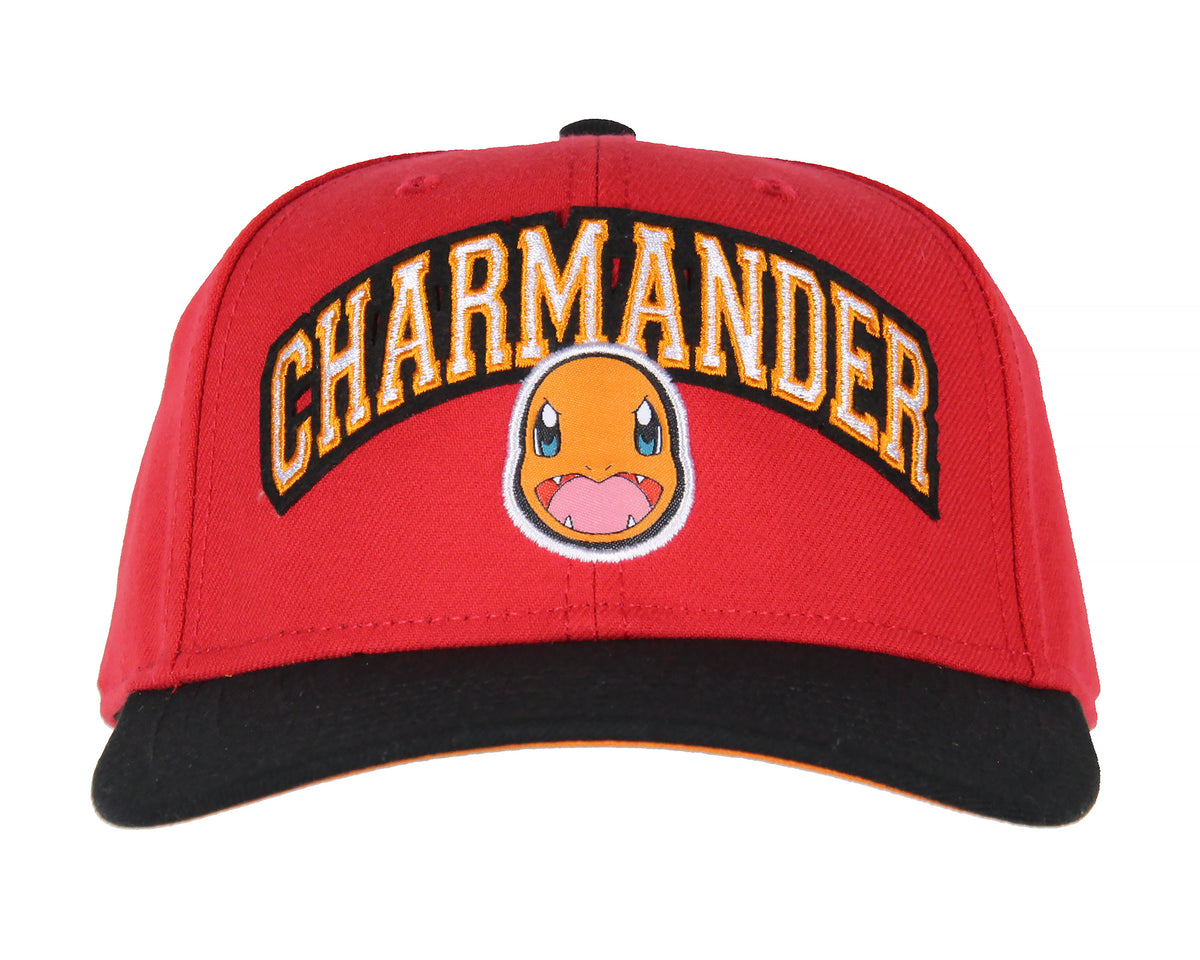 Pokemon Adult Embroidered Precurve Snapback Hat For Men and Women