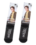 The Office Men's Dwight Schrute Sublimated Adult Crew Socks 1 Pair