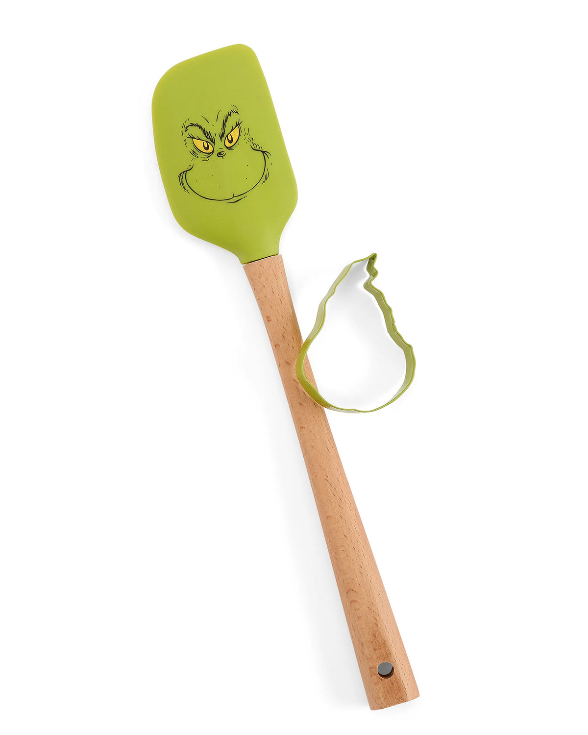 Dr. Seuss The Grinch Cookie Cutter Spatula and Oven Mitt Baking Set