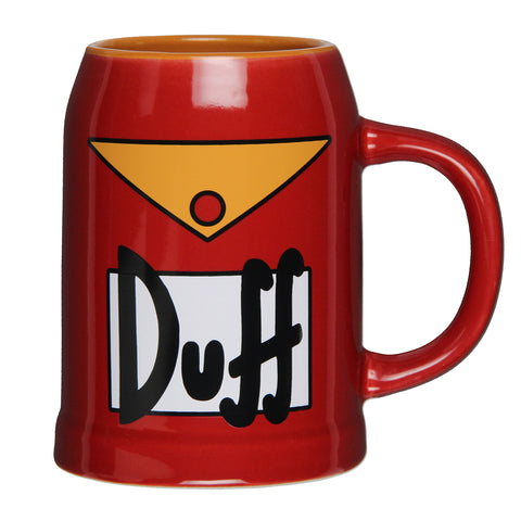 The Simpsons Duff Drink Mug Stein 24 Oz Ceramic Cup