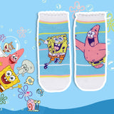 SpongeBob SquarePants Women's High Five 1 Pair No-Show Ankle Socks