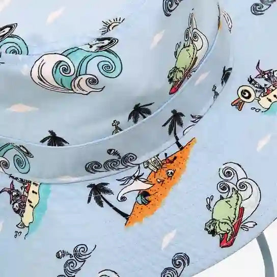 Disney Nightmare Before Christmas Pineapple Jack Adult Summer Bucket Sun Hat