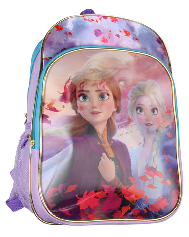 Disney Frozen II Elsa And Anna 2-Image Lenticular Kids 16" Backpack Tote Bag