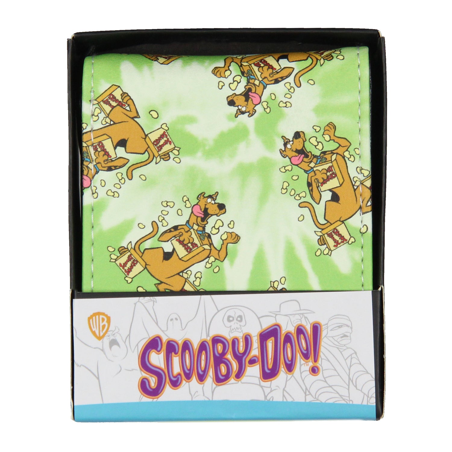 Scooby-Doo Men's Scooby Snacks Tie-Dye Bi-Fold Wallet
