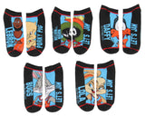 Space Jam A New Legacy Adult 5 Pack Mix And Match Unisex No Show Ankle Socks