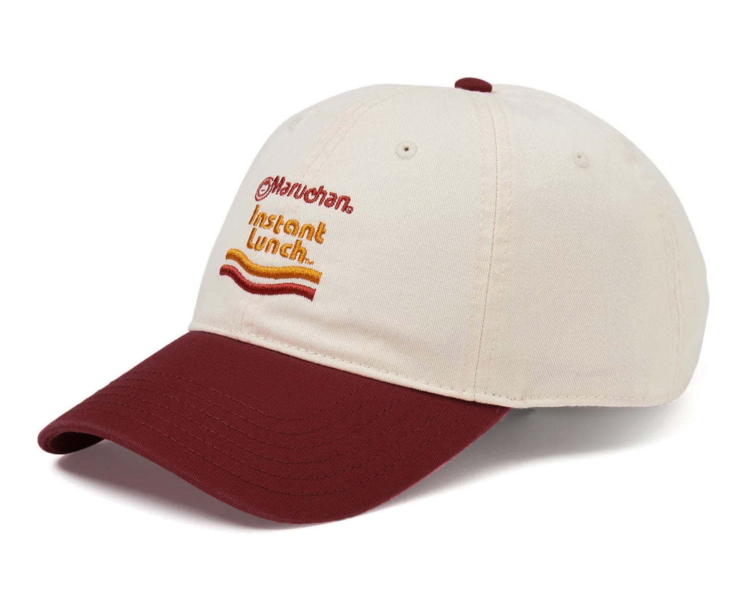 Maruchan Instant Noodles Logo Embroidered Adjustable Hat For Men OSFM