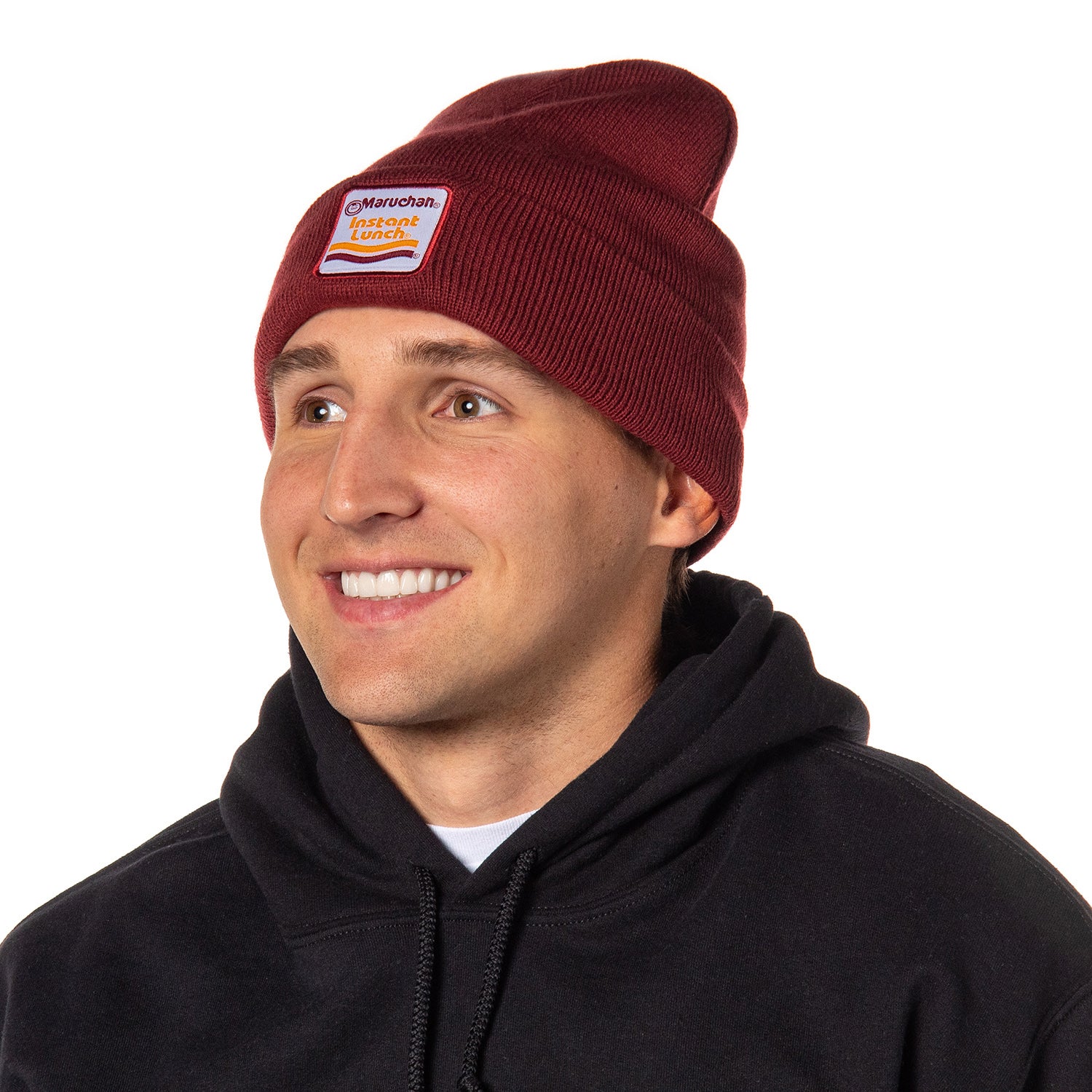 Maruchan Instant Noodles Unisex Embroidered Logo Patch Cuffed Beanie