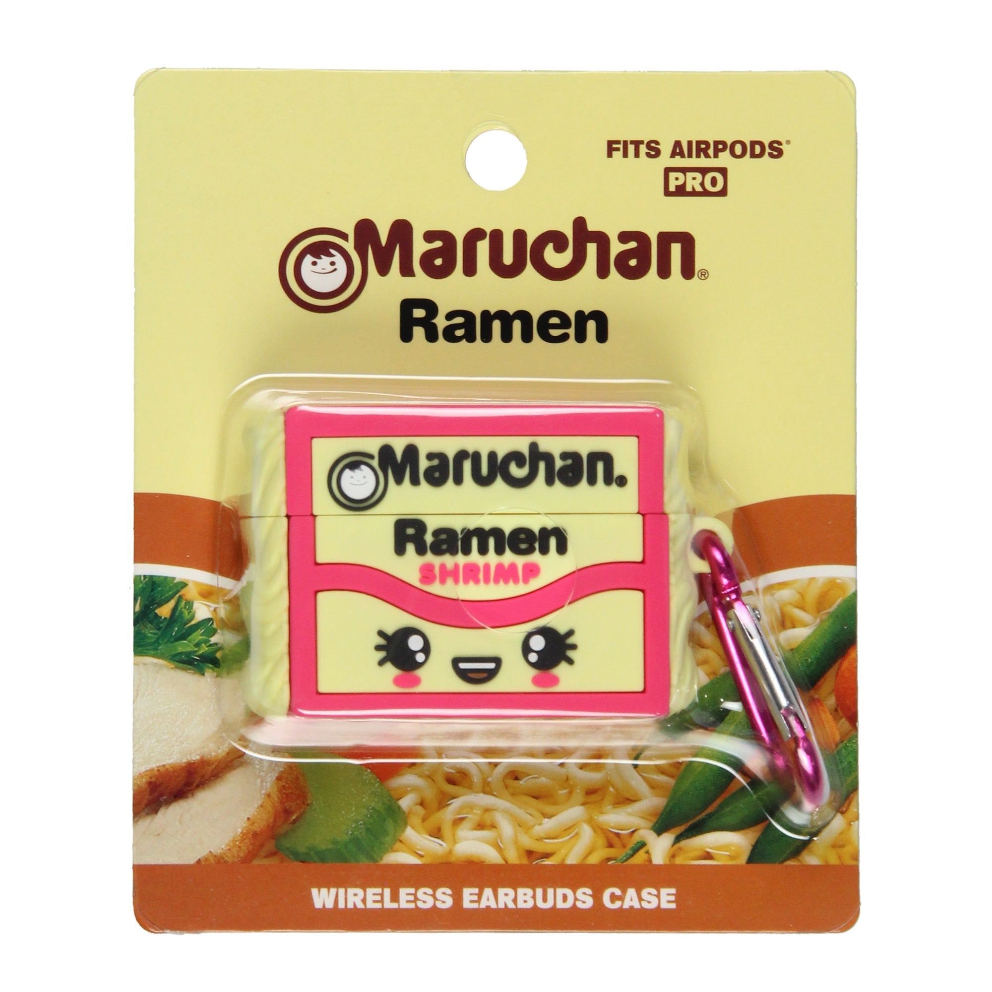 Maruchan Ramen Shrimp Happy Face Noodles Airpod Pro Wireless Earbuds Case - Seven Times Six