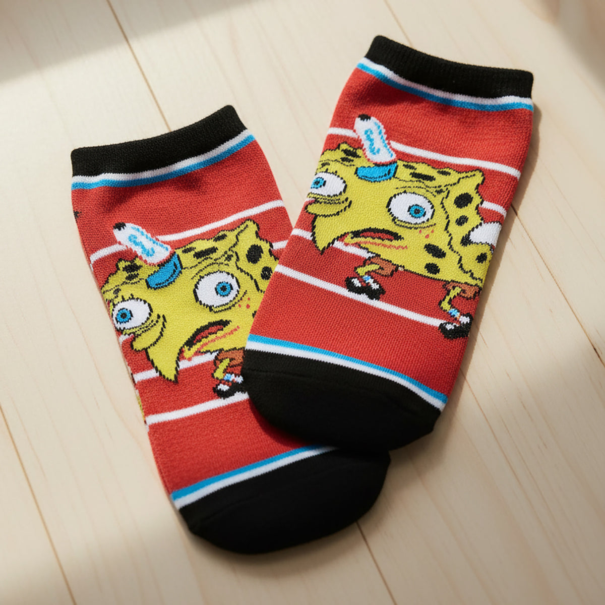 Nickelodeon SpongeBob SquarePants Women's Chicken Dance No Show Sock 1 Pair