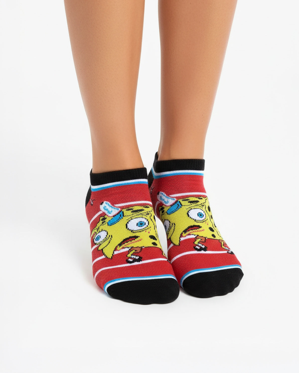 Nickelodeon SpongeBob SquarePants Women's Chicken Dance No Show Sock 1 Pair