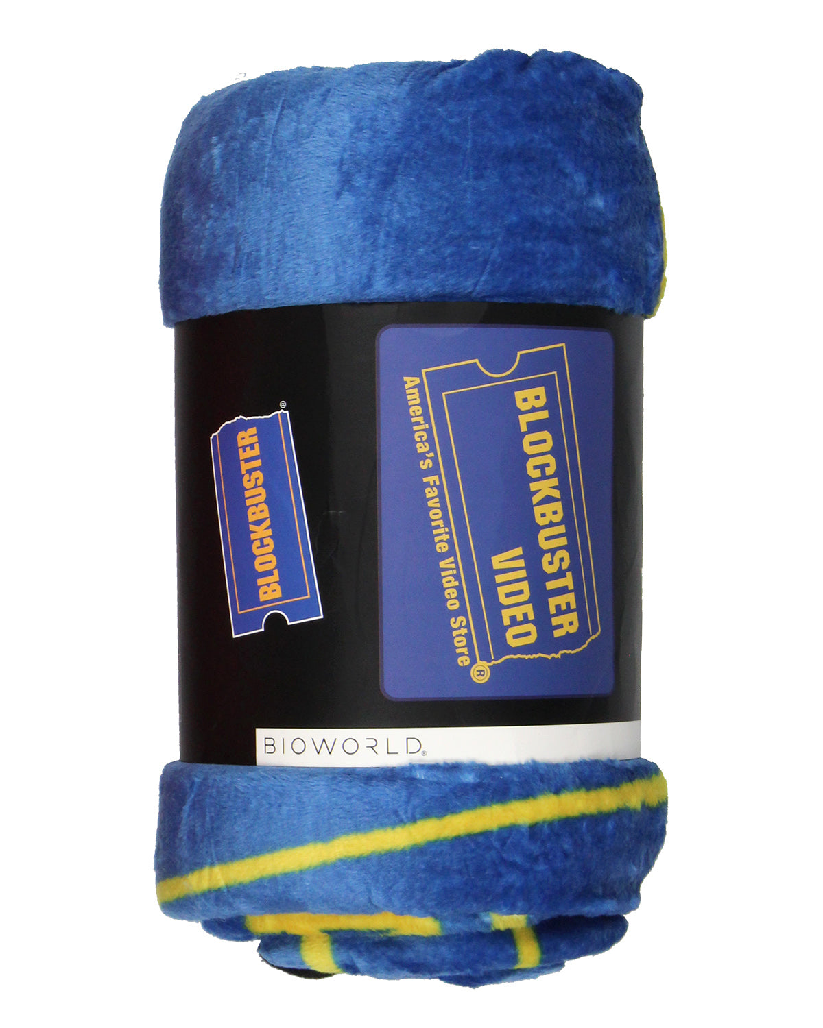 Blockbuster Video Movie VHS Case Fleece Fuzzy Plush Soft Throw Blanket