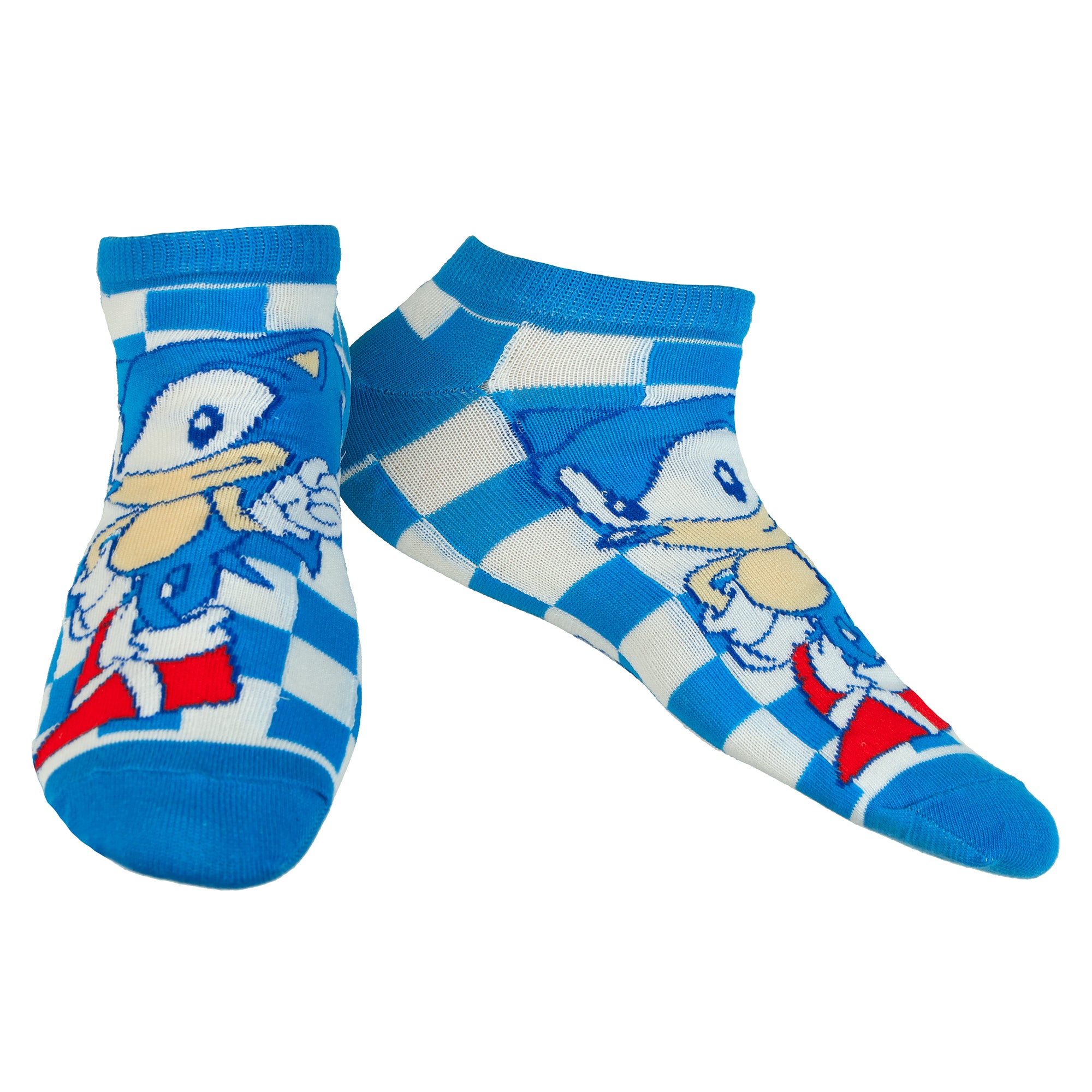Sonic The Hedgehog Ankle Socks Characters Women's 5-Pair Mix and Match OSFM