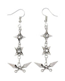 Naruto Shippuden Anime Manga Costume Jewelry Stud And Dangle Earrings Set 4 Pack