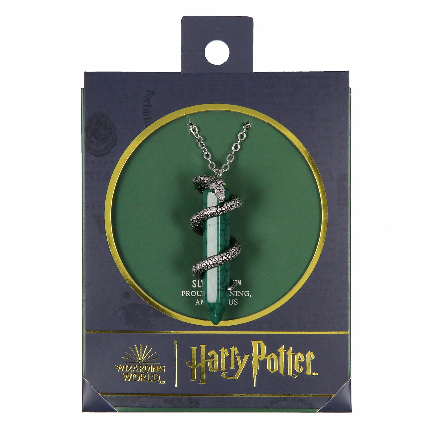 Harry Potter House Animal Gem Stone Pendant Necklace - All 4 Houses Available