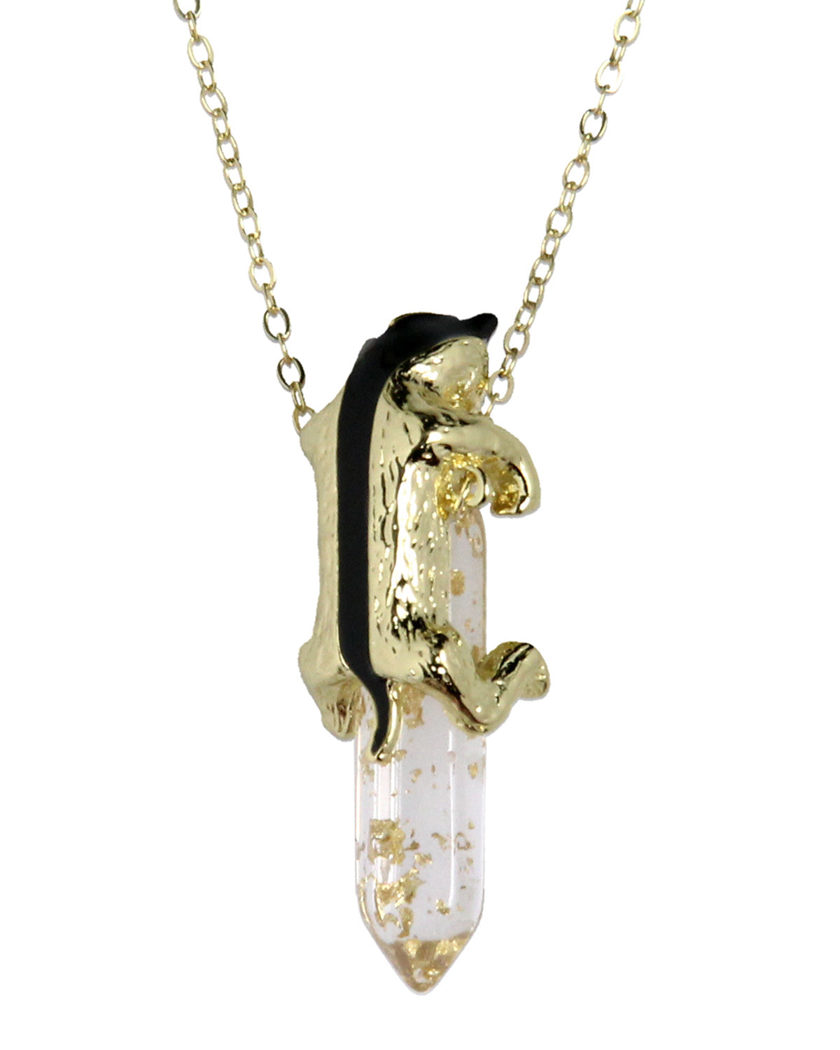 Harry Potter House Animal Gem Stone Pendant Necklace - All 4 Houses Available