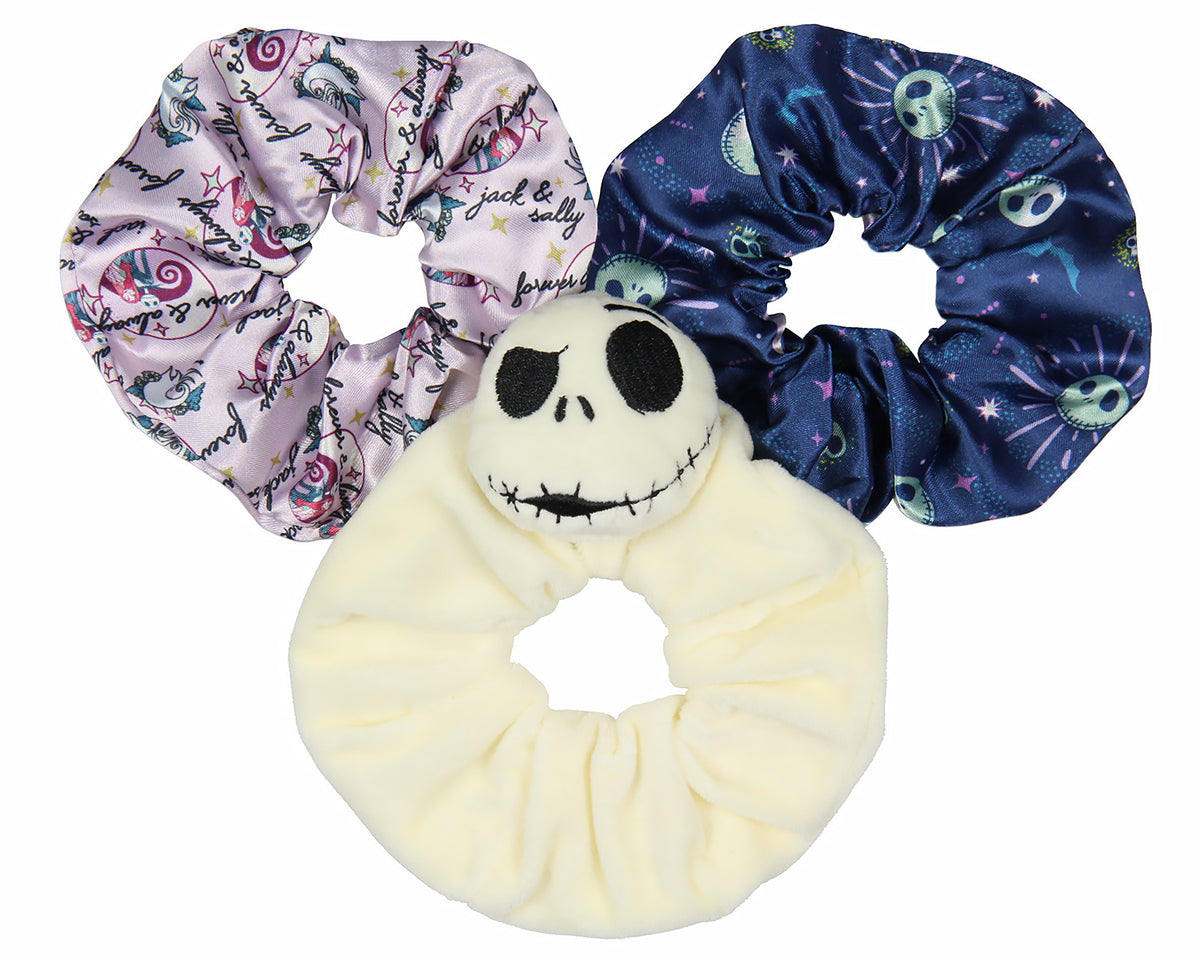 Disney The Nightmare Before Christmas Scrunchie Set Hair Ties Hair Accessories