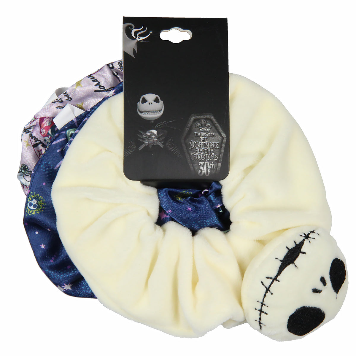 Disney The Nightmare Before Christmas Scrunchie Set Hair Ties Hair Accessories