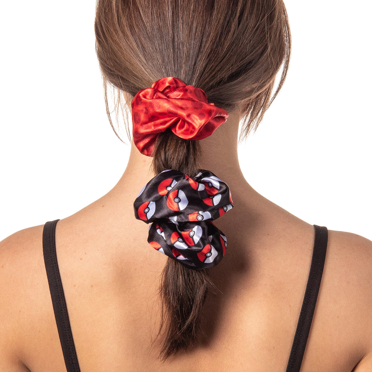 Pokemon Pokeball Scrunchie Set Hair Ties Hair Accessories For All Hair Types