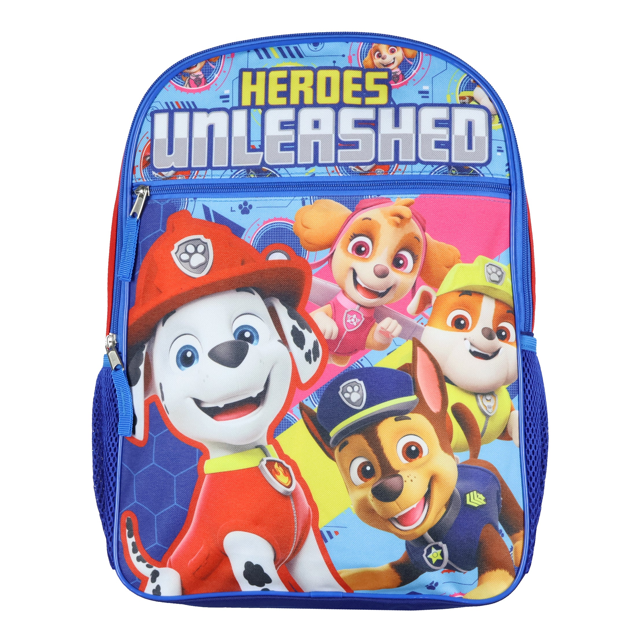 Paw Patrol Backpack | Heroes Unleashed Boy's 16" School Bag | Travel Book Bag