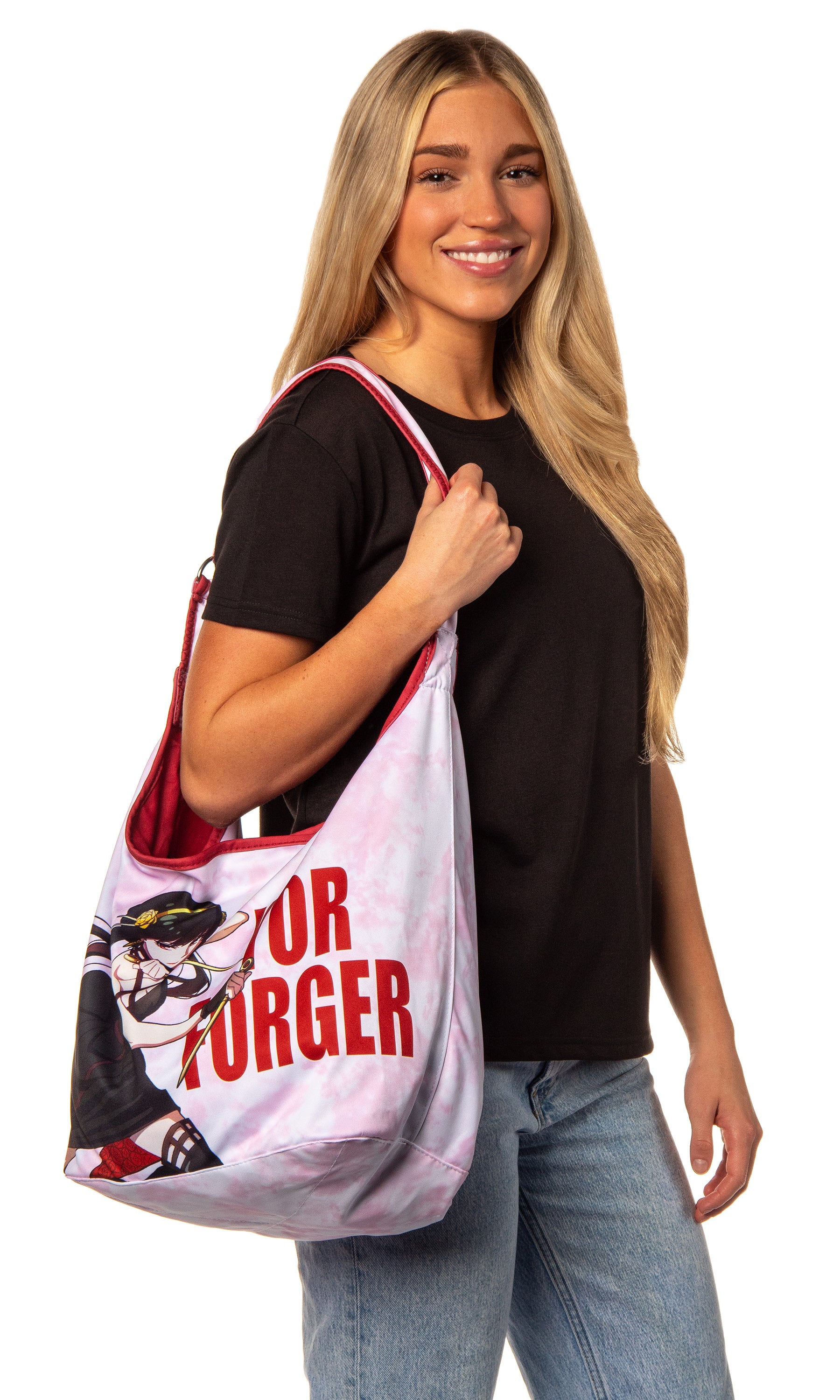 Spy x Family Yor Forger Manga Anime Shoulder Crossbody Hobo Bag - Seven Times Six