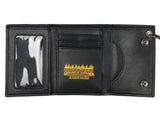 Stranger Things Hellfire Club Demogorgon Hunter Tri-Fold Snap Chain Wallet