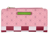 Demon Slayer: Kimetsu no Yaiba Nezuko Costume Print Continental Flap Wallet