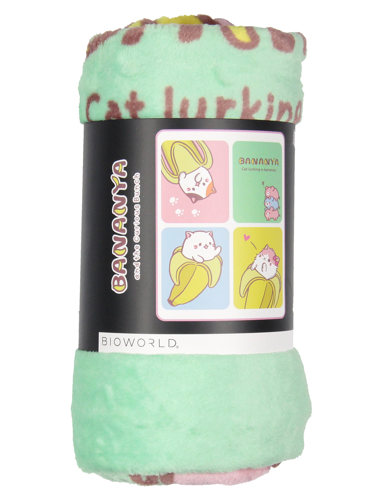 Bananya Blanket Bananya And The Curious Bunch Soft Plush Throw Blanket 45" x 60"
