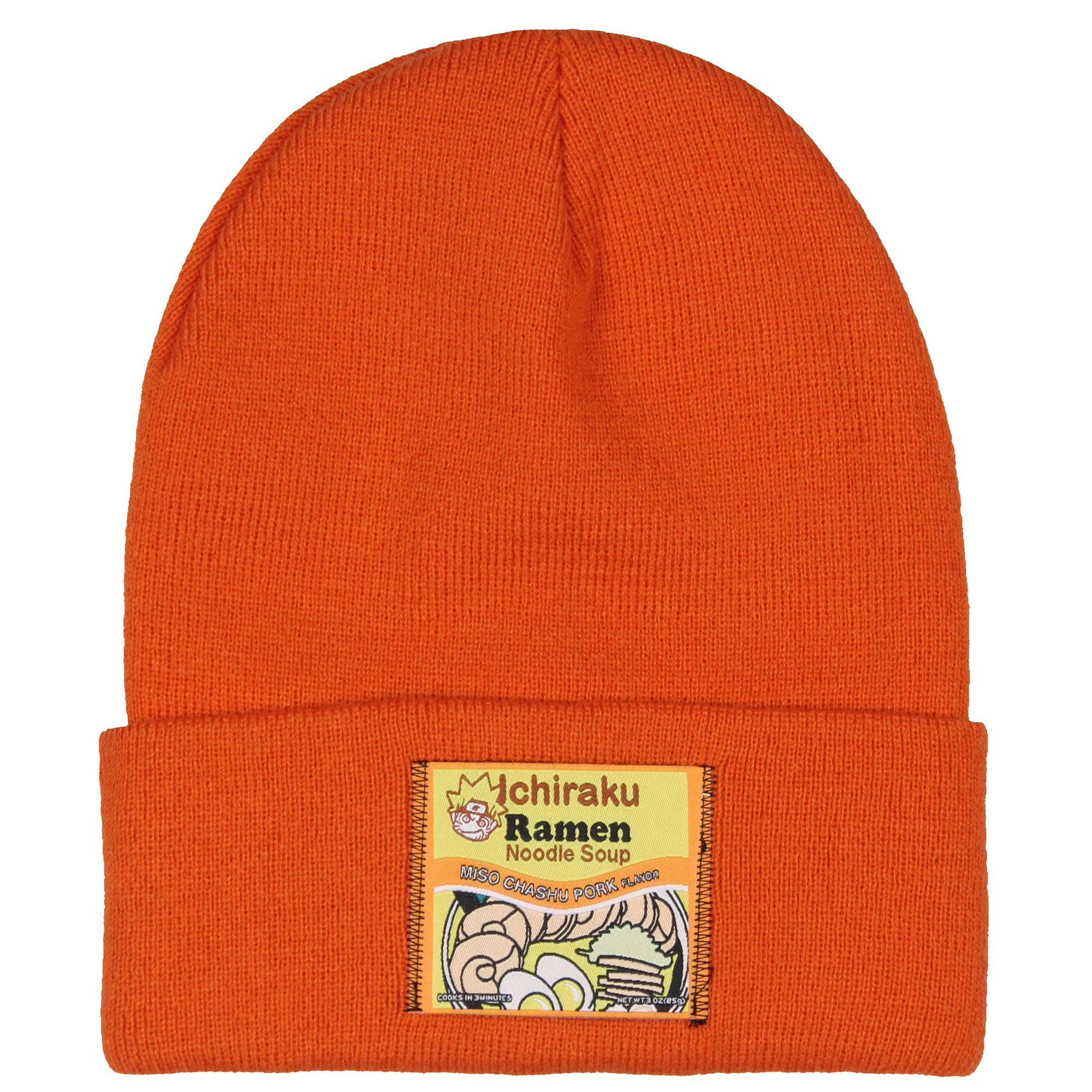 Naruto Shippuden Beanie Ichiraku Ramen Noodle Soup Cuff Hat Knit Cap