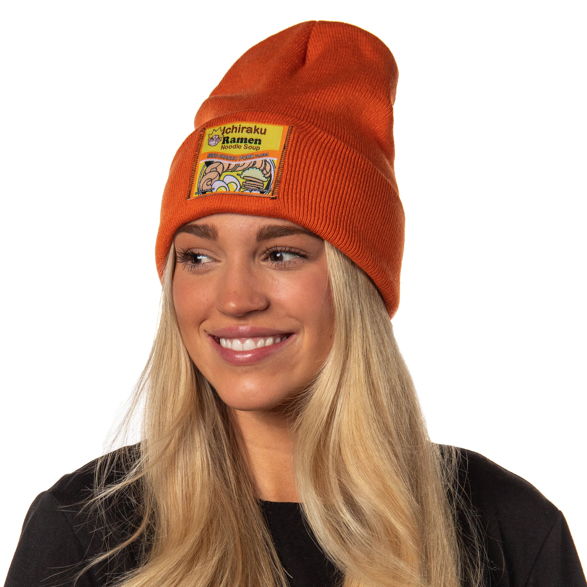 Naruto Shippuden Beanie Ichiraku Ramen Noodle Soup Cuff Hat Knit Cap