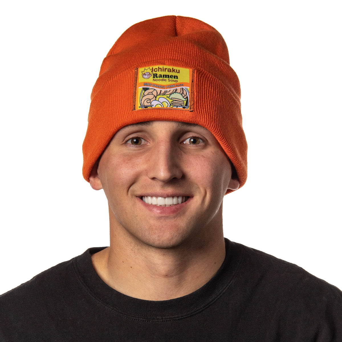 Naruto Shippuden Beanie Ichiraku Ramen Noodle Soup Cuff Hat Knit Cap