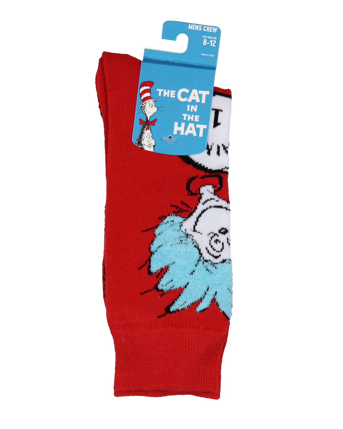 Dr. Seuss Cat In The Hat THING ONE THING TWO Mid Calf Crew Socks