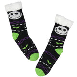 The Nightmare Before Christmas Jack Skellington Adult Faux Shearling Slipper Socks