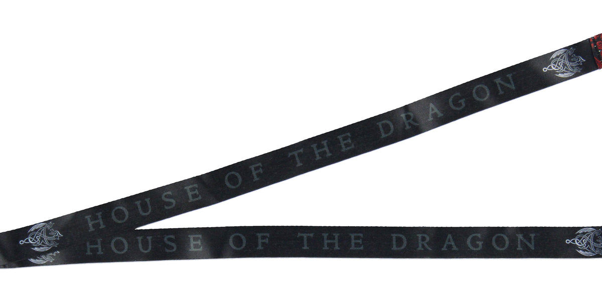 Game Of Thrones: House Of The Dragon ID Badge Holder Lanyard w/ 2" Pendant
