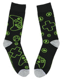 XBOX Video Game Socks 3 Pair Gamer Pack Mix and Match Mid-Calf Crew