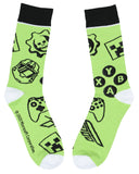 XBOX Video Game Socks 3 Pair Gamer Pack Mix and Match Mid-Calf Crew