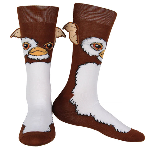 Gremlins Gizmo Socks 3D Ears Large Character Design Adult Stretchy Crew Socks