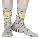 Harry Potter Dobby Elf Socks 3D Ears Chibi Character Adult Stretchy Crew Socks