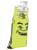 Shrek Socks Donkey And Shrek 3D Ears Character Face Design Adult Crew Socks