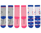 Nintendo Kirby Women's 3-Pack Character Design Anime Crew Socks