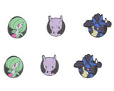 Pokemon Fashion Jewelry Extended Enamel Character Stud 6-pair Earring Set